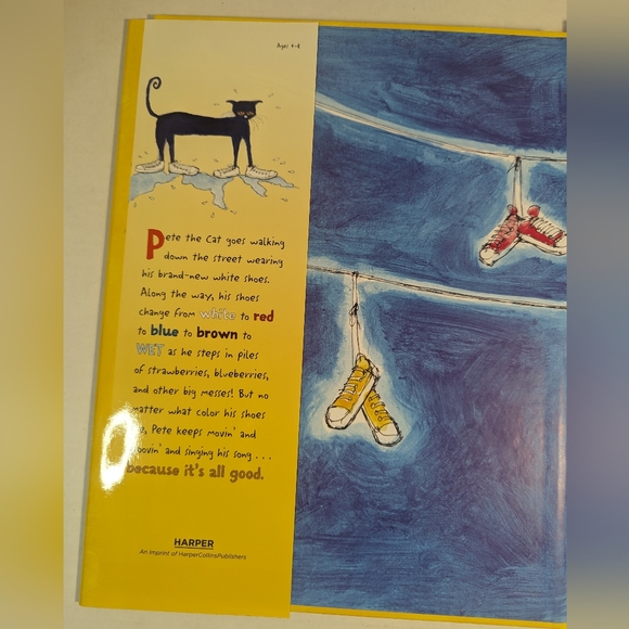 2 1st Edition Pete The Cat Hardback Books plus 36 Bookmarks Full Color Books New - Picture 12 of 14